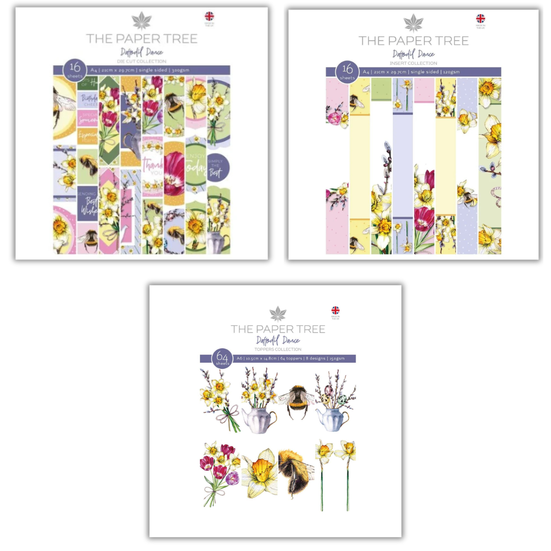 The Paper Tree Daffodil Dance Collection - Die Cuts, Inserts & Toppers