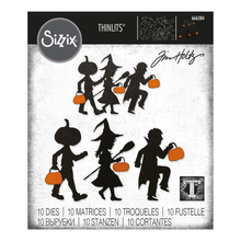 Sizzix Thinlits by Tim Holtz Halloween Night Die Set - 10 Dies