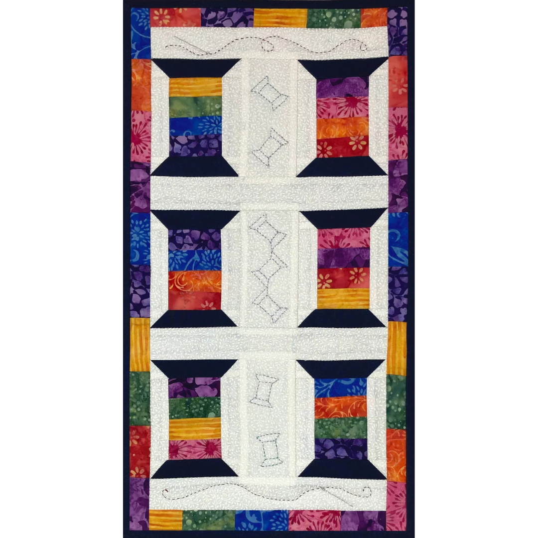 Village Fabrics Spools Wall-Hanging Kit