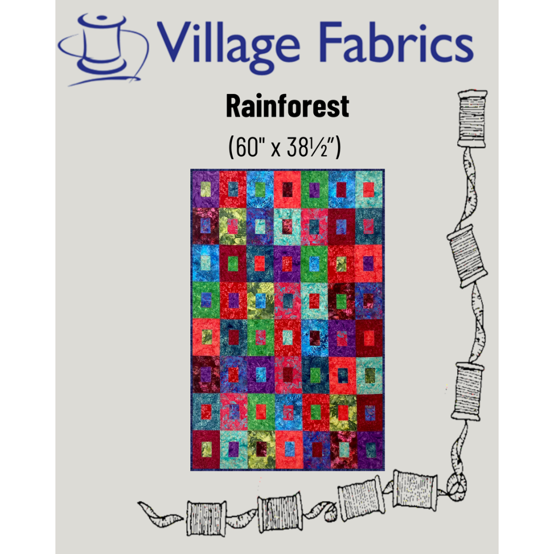 Village Fabrics Rainforest Quilt Pattern