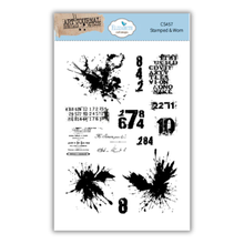 Elizabeth Craft Designs Stamped & Worn A5 Stamp Set - 13 Stamps