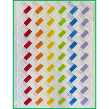 Village Fabrics Rainbow Chevrons Quilt Kit