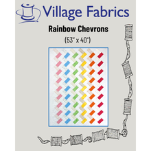 Village Fabrics Rainbow Chevrons Quilt Pattern