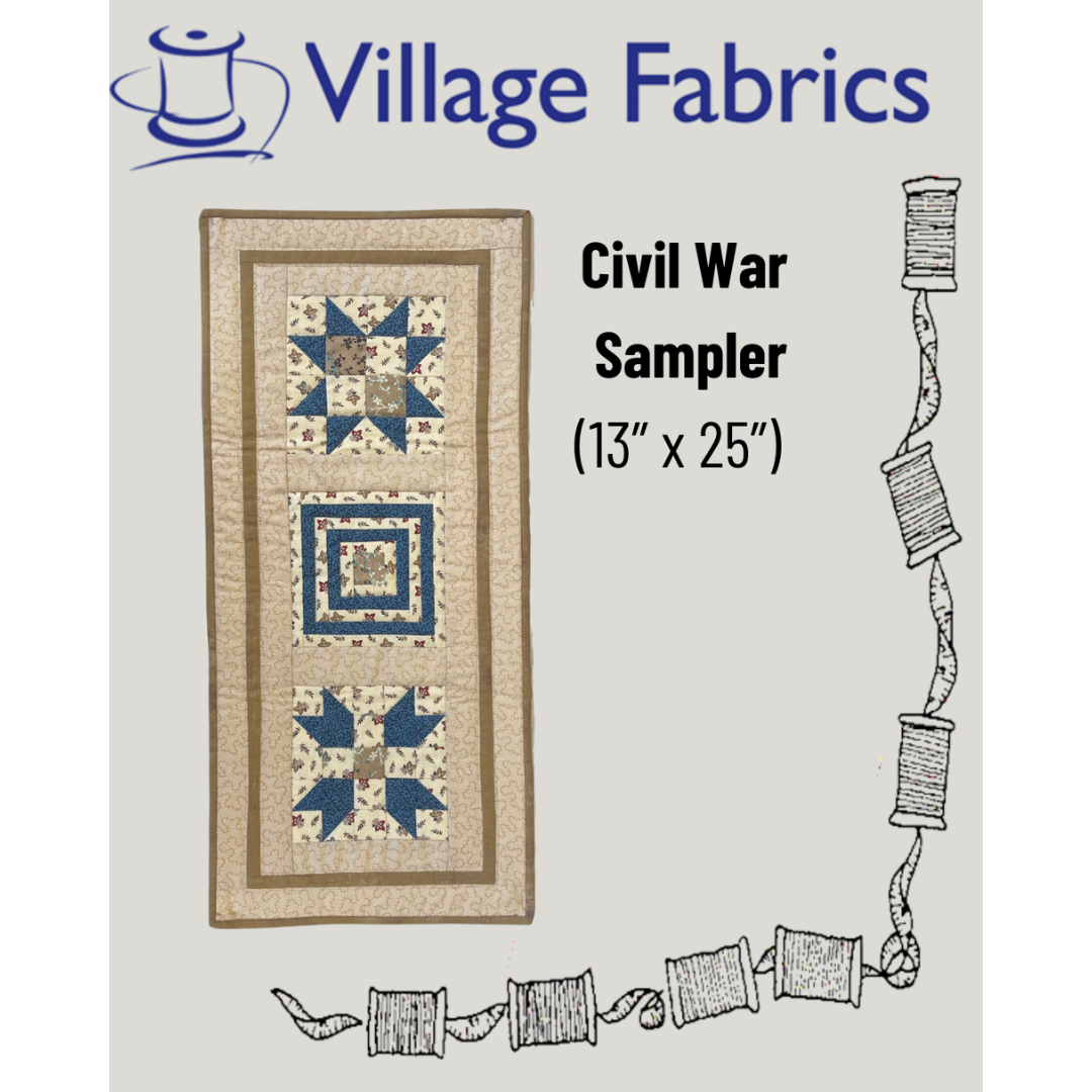Village Fabrics Civil War Sampler Pattern
