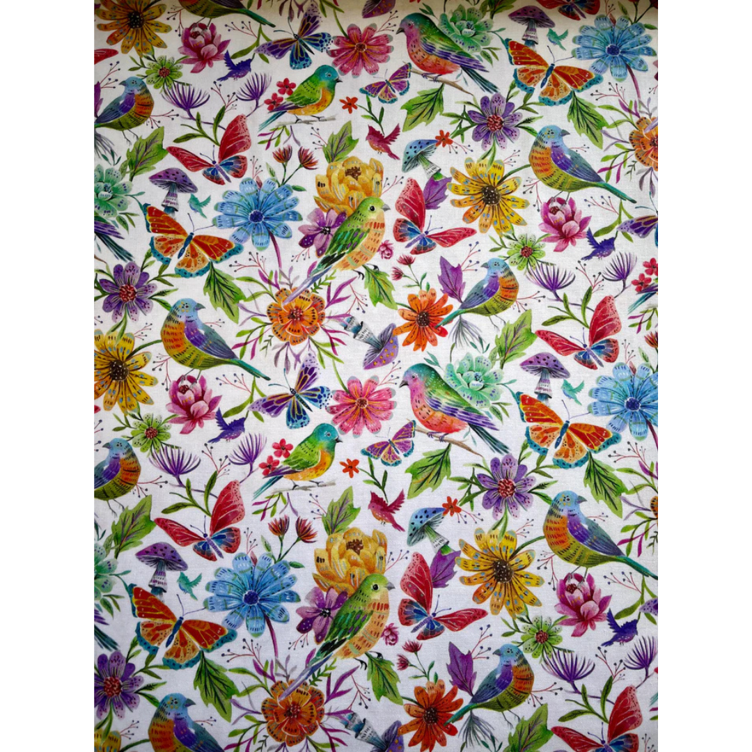 Village Fabrics Rainforest Quilt - Wadding and Backing Pack
