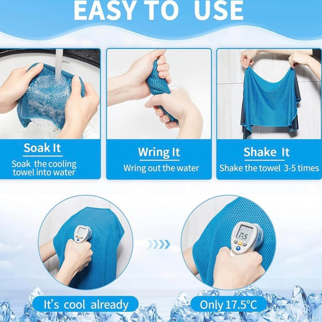 Handy Solutions Insta-Cool Magic Towels - Set of 3 