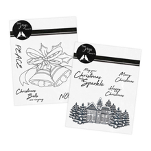 Two Jays Festive Stamps - Bell & Village