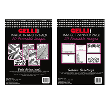 Gelli Arts® Image Transfer "5 x 7" Selection - Set #1