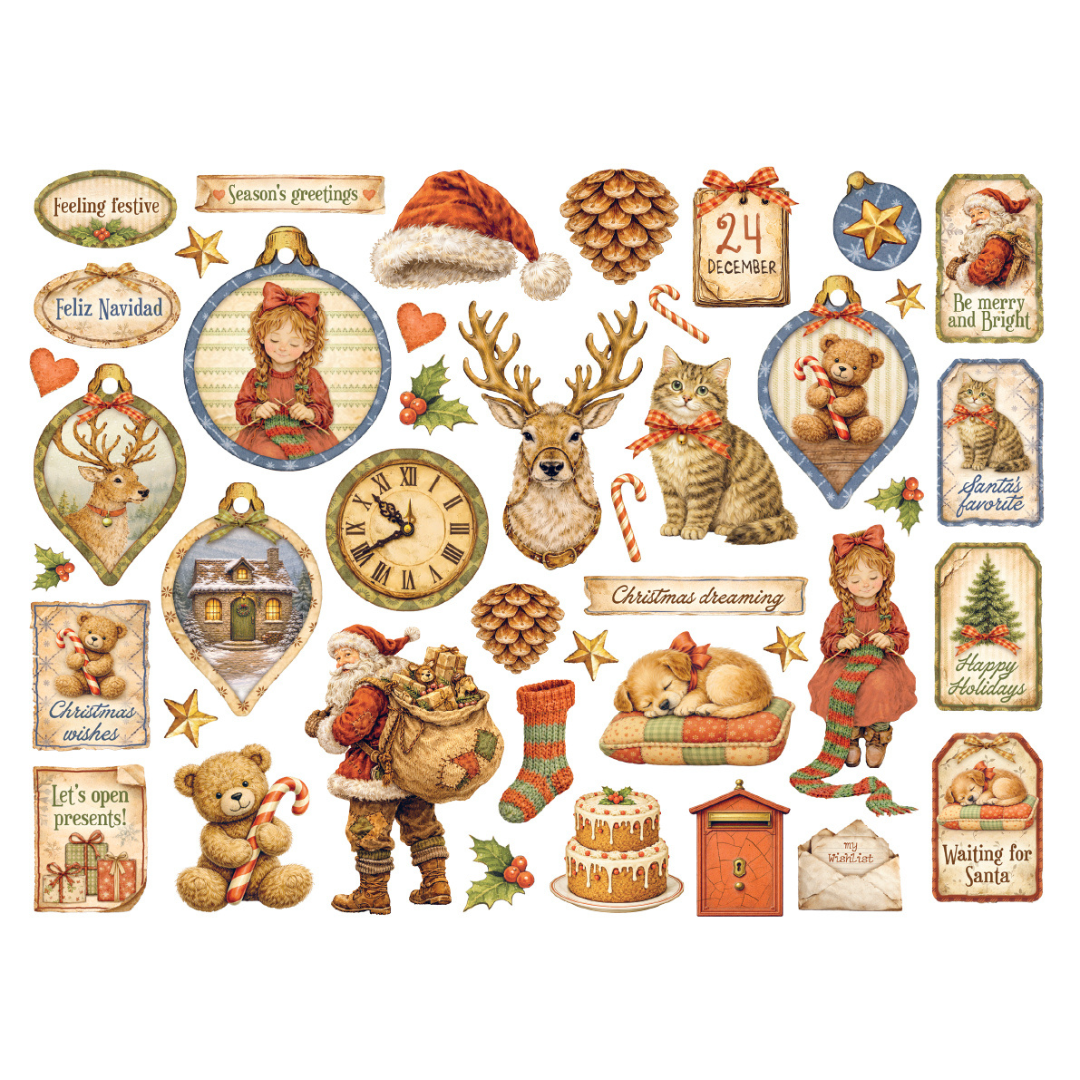 Stamperia Silent Night Die Cuts