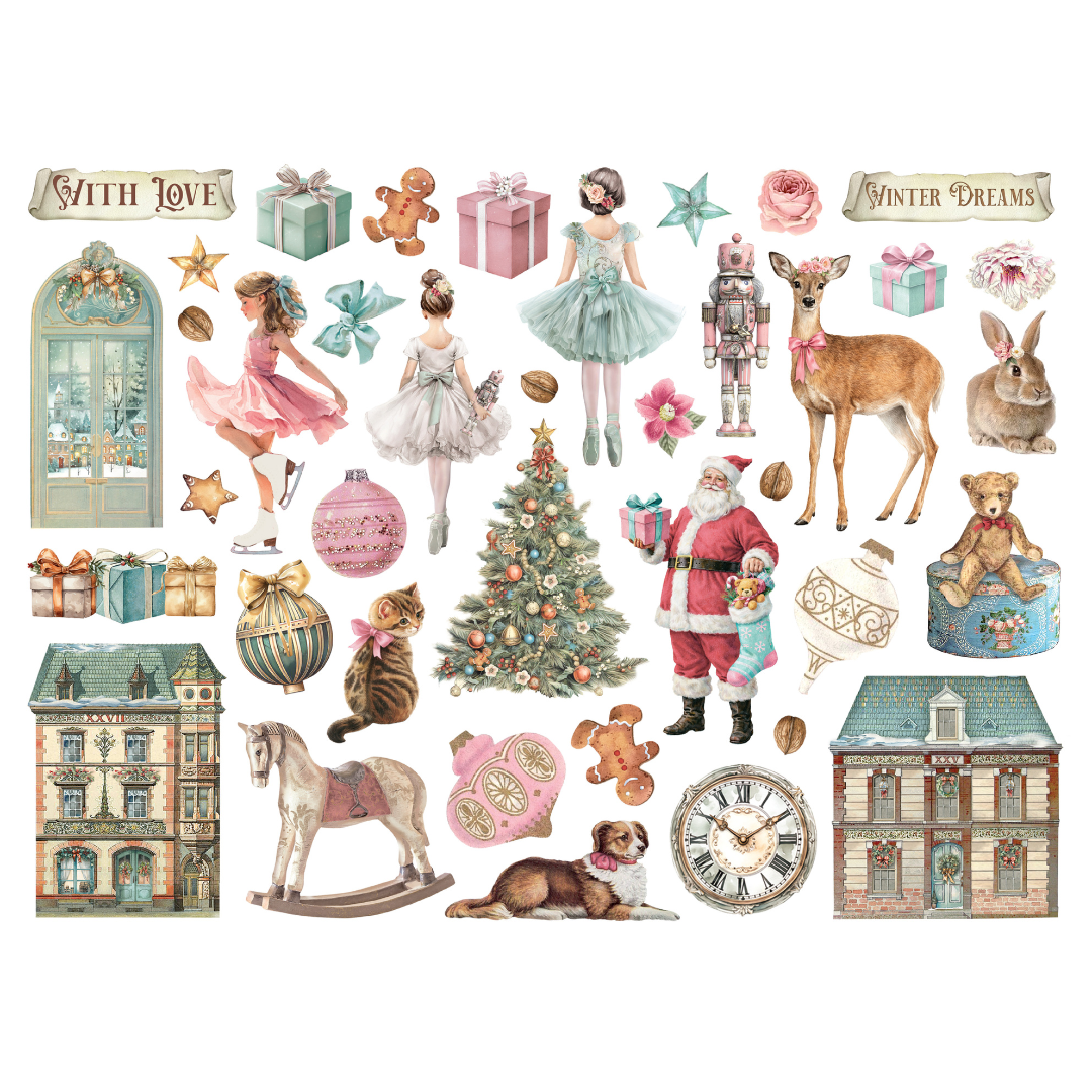 Stamperia Winter Magic Die Cuts