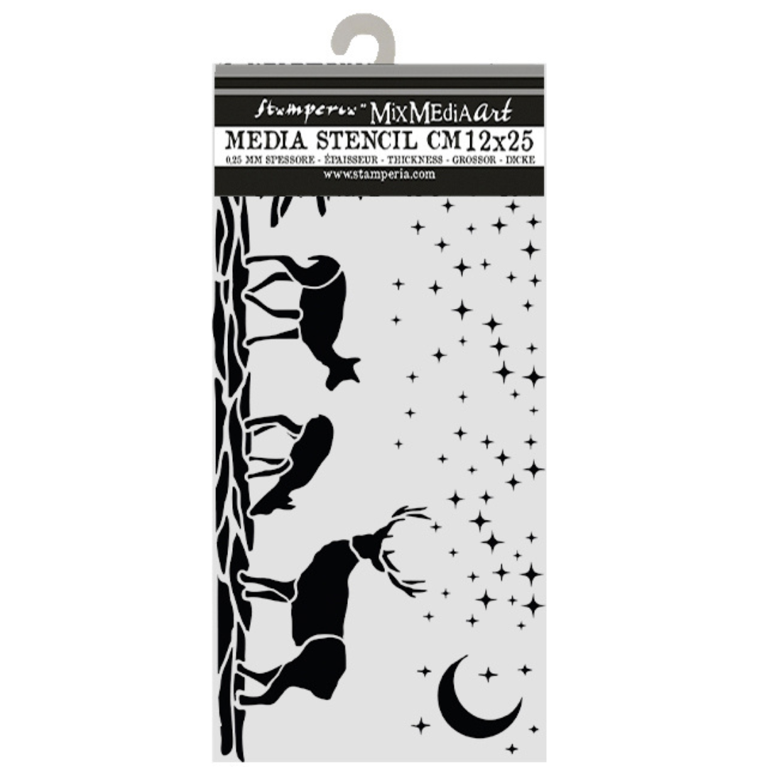 Stamperia Winter Magic Christmas Deers 12x25cm Stencil