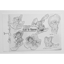 Stampanory Cotton Socks Let it Snow A5 Stamp - 8 Stamps