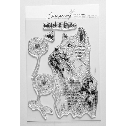 Stampanory Wild and Free A5 Stamps - 5 Stamps