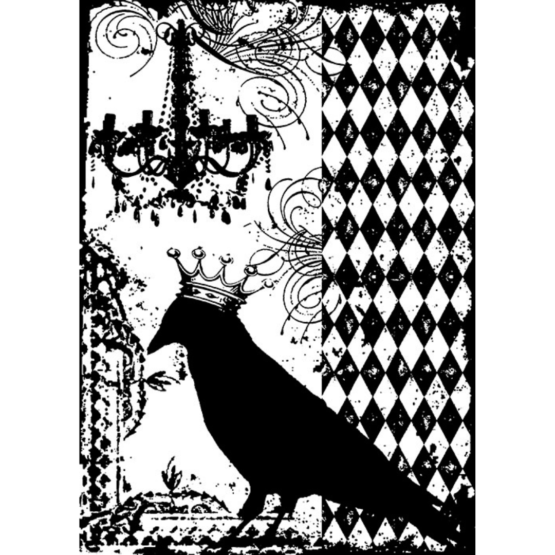 Tim Holtz Stampers Anonymous Components Stamp - Blackbird