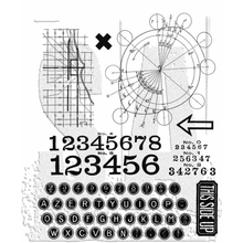 Tim Holtz Stampers Anonymous Cling Stamps - Deconstructed