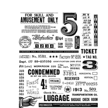 Tim Holtz Stampers Anonymous Cling Stamps - Eccentric