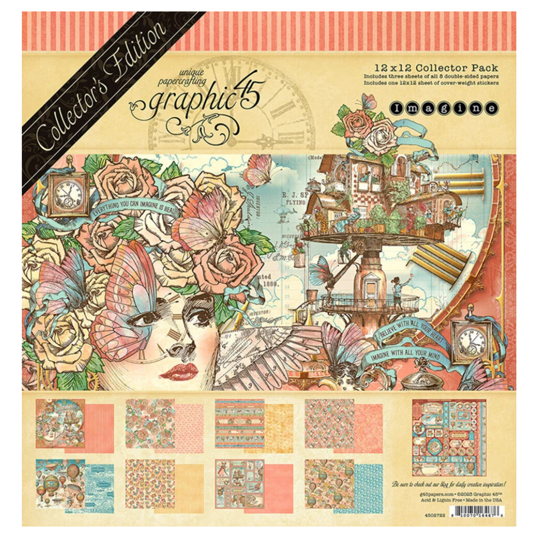 Graphic 45 Imagine 12" x 12" Collection Pack