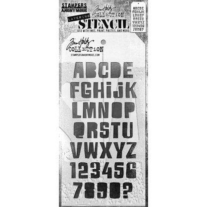 Tim Holtz Stampers Anonymous Layering Stencil