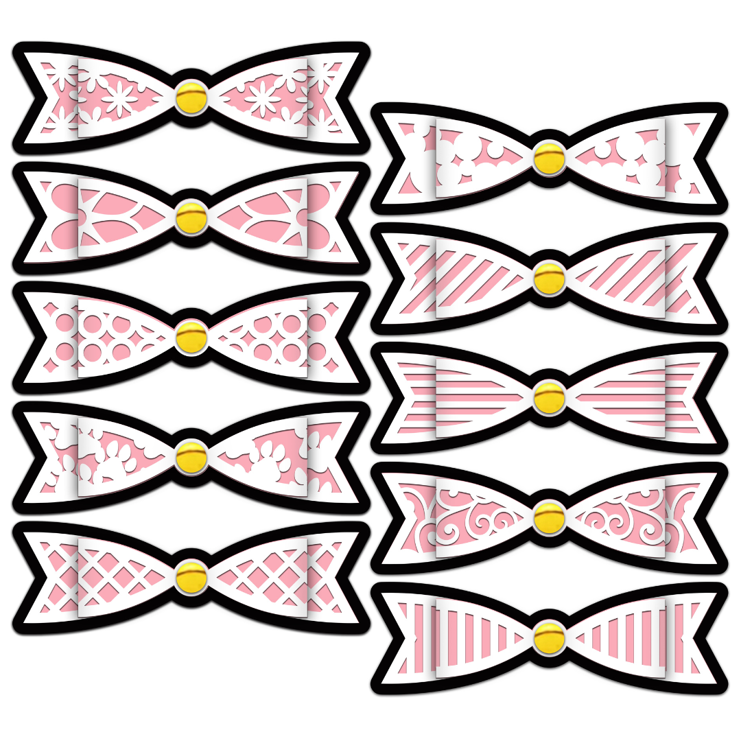 The Crafty Witches Bumper Split Pin Bows SVG Collection
