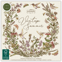 Craft Consortium Vintage Summer 6x6 Inch Premium Paper Pad by Olena Kovalova 