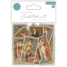 Craft Consortium The Collector Ephemera Ladies - 30 Pieces
