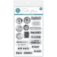 Craft Consortium The Collector A6 Clear Photopolymer Stamp Set Postage