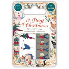 Craft Consortium 12 Days of Christmas Washi Tape - Set of 2 5m Tapes
