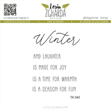 Lesia Zgharda Winter Phases Stamp Set - 5 Stamps (Extended Delivery)