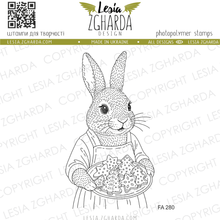 Lesia Zgharda Mama Bunny with Christmas Cookies Stamp (Extended Delivery)