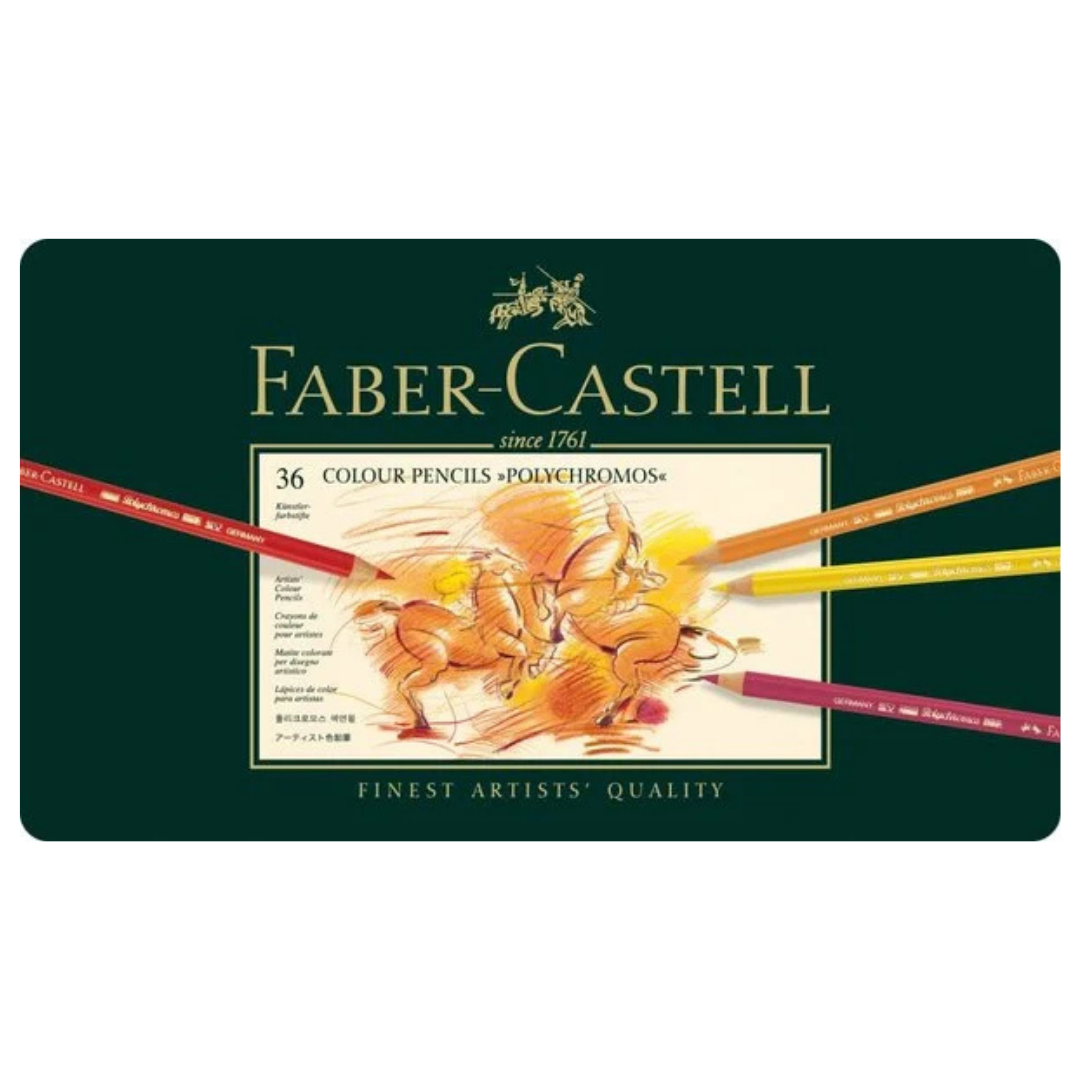Faber Castell Set of 36 Polychromos Colour Pencils