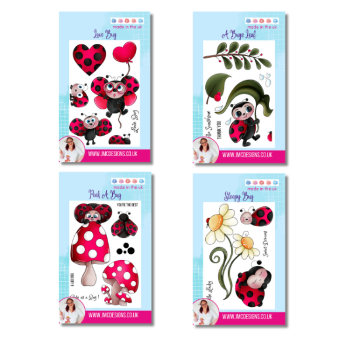 JMC Designs Lady Bug A6 Stamp Collection