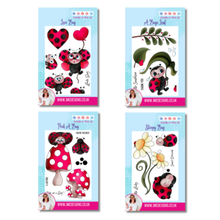 JMC Designs Lady Bug A6 Stamp Collection