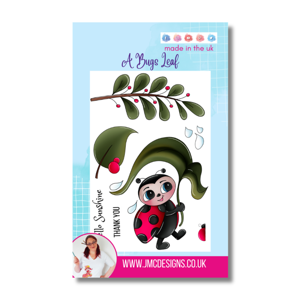 JMC Designs A6 A Bugs Leaf Stamp Set