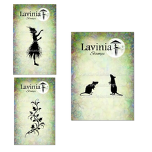 Lavinia Stamps Midnight Coven - Starmoth, Raventhorn, Ragwort & Strawson Stamps