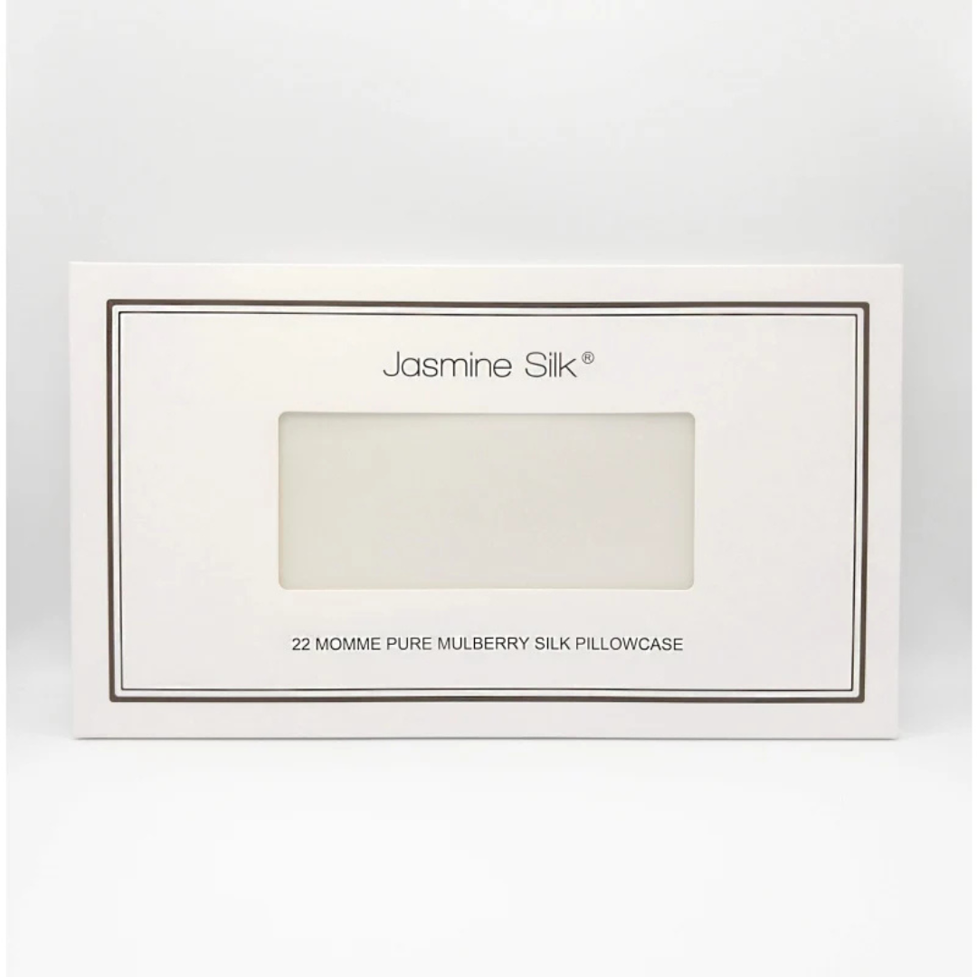 Jasmine Silk 22 Momme Silk Housewife Ivory Pillowcases