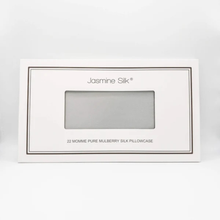 Jasmine Silk 22 Momme Silk Housewife Grey Pillowcases