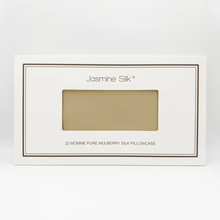 Jasmine Silk 22 Momme Silk Housewife Taupe Pillowcases
