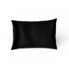 Jasmine Silk 22 Momme Silk Housewife Black Pillowcases