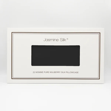 Jasmine Silk 22 Momme Silk Housewife Black Pillowcases