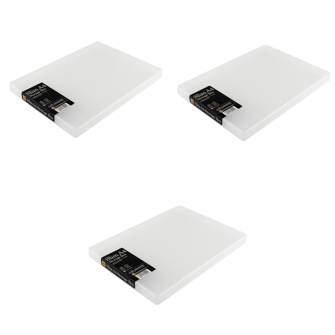 Weston Set of 3 A4 Storage Slim Boxes