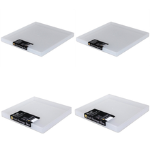 Weston Set of 2 12"x12" and 2 8"x8" Storage Boxes