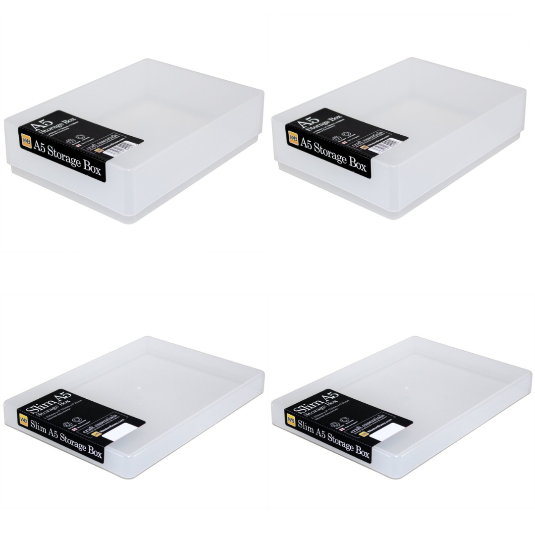 Weston A5 Storage Box Selection - 2x A5 & 2 x A5 Slim