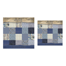 Tim Holtz 12x12" & 8x8" Indigo Palette Papers