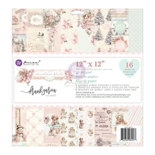 Prima Christmas Blush 12x12 Inch Paper Pad by Frank Garcia - 16 Sheets
