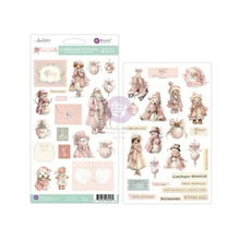 Prima Christmas Blush Chipboard Stickers by Frank Garcia - 46 Pieces