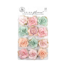 Prima Christmas Blush Flowers Sparkling Holiday by Frank Garcia - 12 Pieces