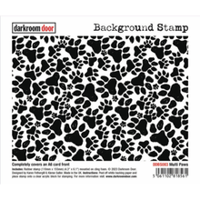 Darkroom Door Multi Paws Background Stamp