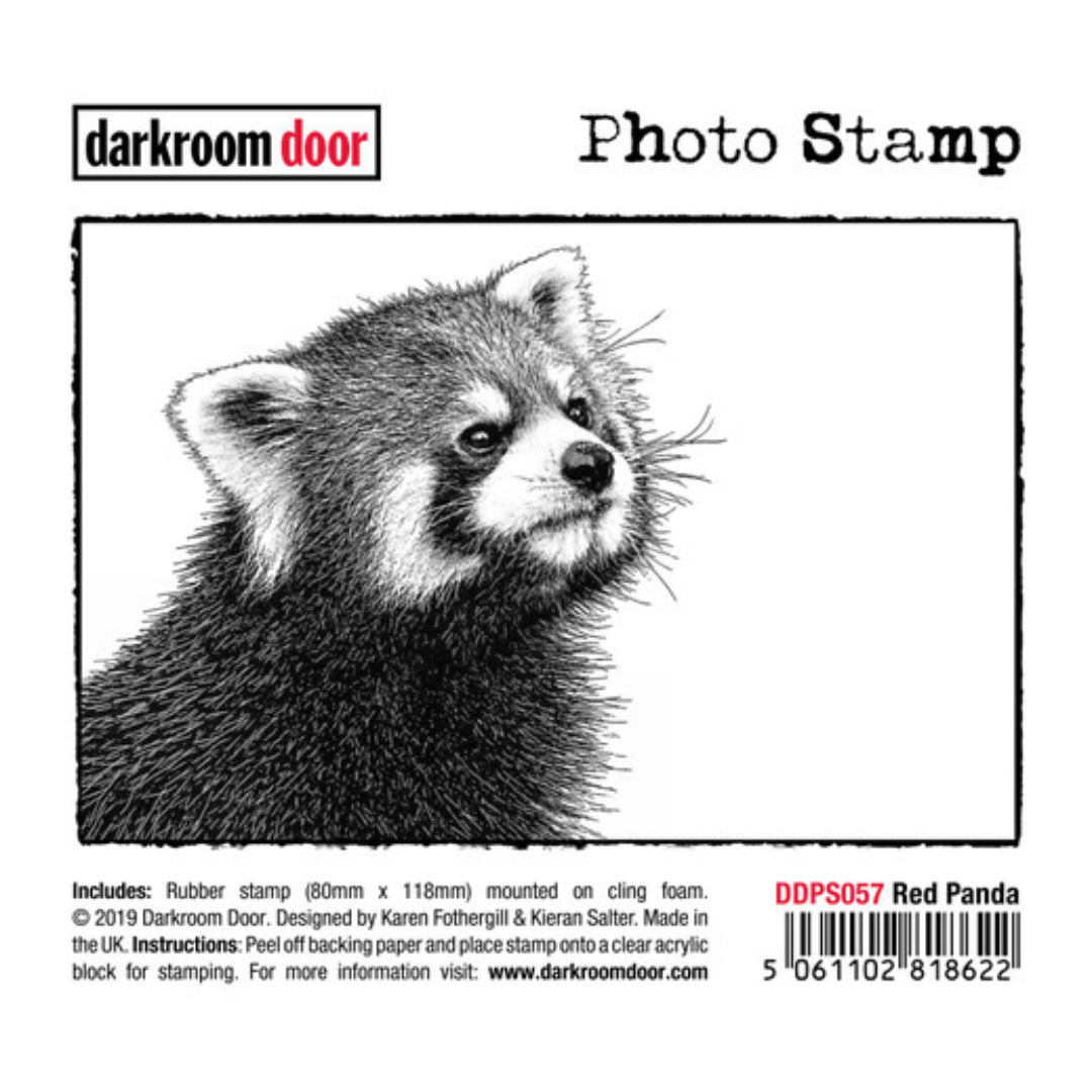Darkroom Door Red Panda Photo Stamp