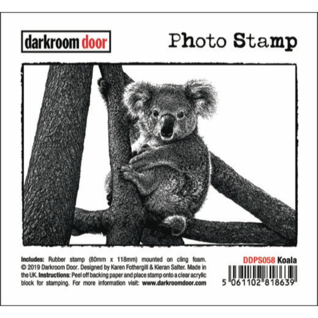 Darkroom Door Koala Photo Stamp
