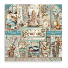 Stamperia Symphony 12x12"  Paper Pack by Sara Alcobendas